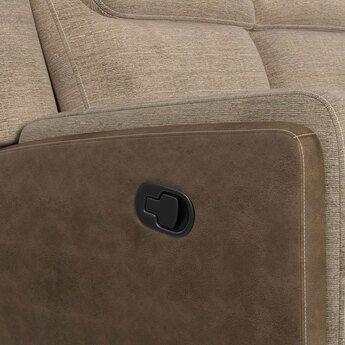 Hornet Reclining Sofa - Beige — thumbnail 7