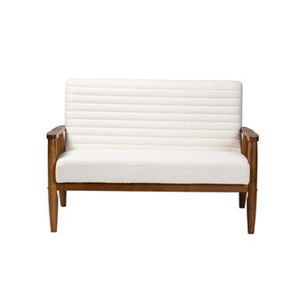 Baxton studio bbt801316mayacreamwalnutls 3