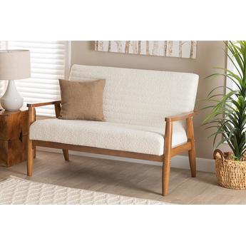 Baxton studio bbt801316mayacreamwalnutls 9