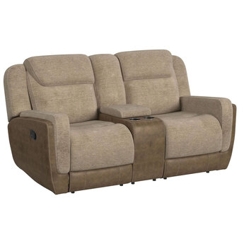 Hornet Reclining Loveseat - Beige — thumbnail 2