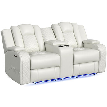 Carlo Power Motion Loveseat with Power Headrest