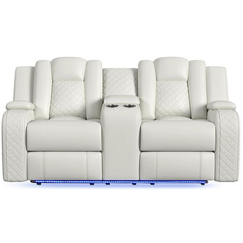Carlo Power Motion Loveseat with Power Headrest — thumbnail 2