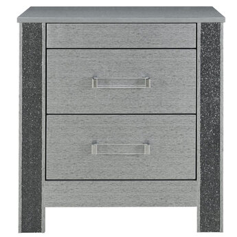 Logan Silver Nightstand