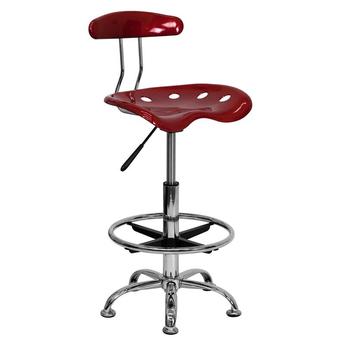 Flash Furniture LF215WINEREDGG