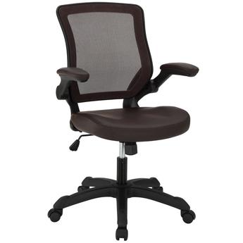 Modway EEI291BRN 26 Inch Adjustable Office Chair