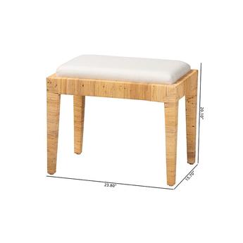Baxton studio sofiarattanotto 9