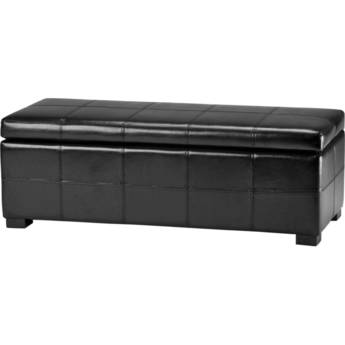 Safavieh Madison Black 47" Storage Bench