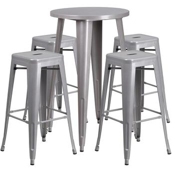 Flash Furniture CH51080BH430SQSTSILGG
