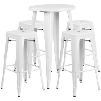 Flash Furniture CH51080BH430SQSTWHGG