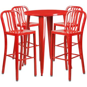 Flash Furniture CH51090BH430VRTREDGG