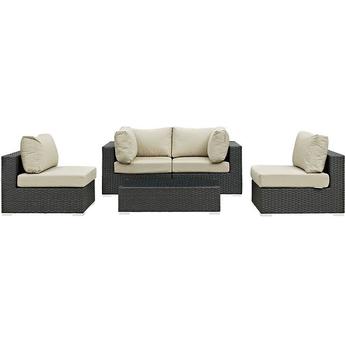 Modway EEI1882CHCBEISET