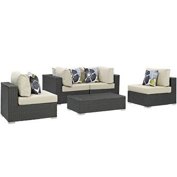 Modway EEI2378CHCBEISET