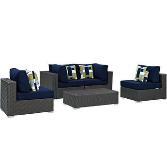 Modway EEI2378CHCNAVSET