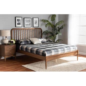 Baxton studio mg0058walnutqueen 1