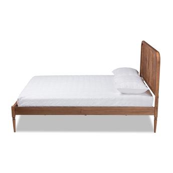 Baxton studio mg0058walnutqueen 3