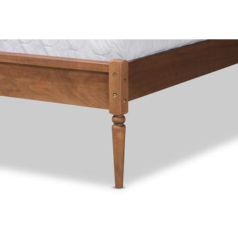 Baxton studio mg0058walnutqueen 6