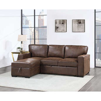 Reversible Pull Out Sofa Bed with USB — thumbnail 4