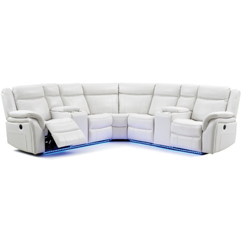 Sectional PRAF CRLS With LED - White