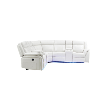 Sectional PRAF CRLS With LED - White — thumbnail 2