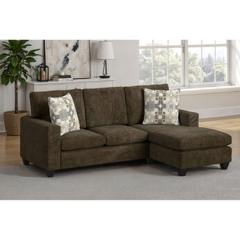 Audrey Sofa with Moonstone Pillows