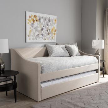 Baxton studio cf8755beigedaybed 13