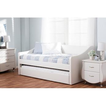 Baxton studio cf8755whitedaybed 1