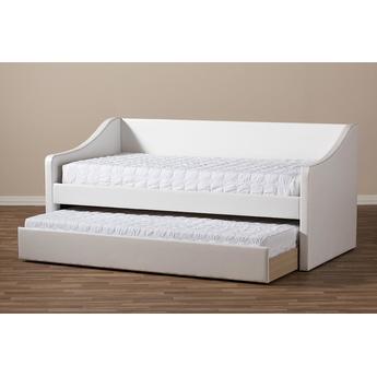 Baxton studio cf8755whitedaybed 12