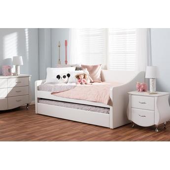 Baxton studio cf8755whitedaybed 9