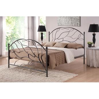 Baxton studio len3081queenblackseagold 4