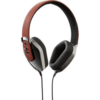 Pryma Leather & Aluminum Headphones (Carbon Marsala)