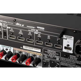 Denon X-Series AVR-X1800H 7.2-Channel Network A/V Receiver — thumbnail 6