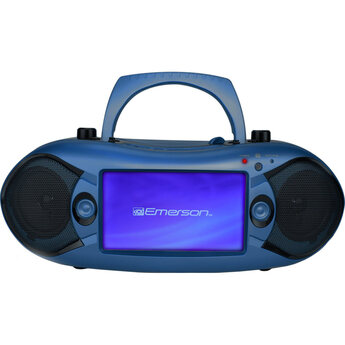 7” Bluetooth® DVD Boombox with AM/FM Radio & Stereo Speakers - Blue