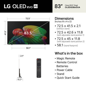LG B6 83" 4K HDR Smart OLED TV — thumbnail 6