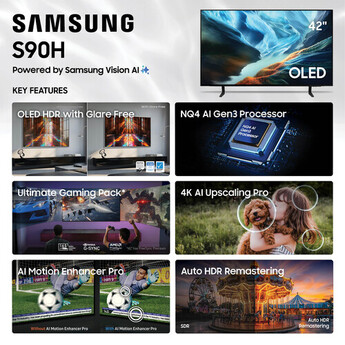 Samsung S90H 42" 4K HDR Smart OLED TV (2026) — thumbnail 6