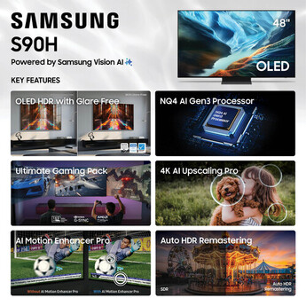Samsung S90H 48" 4K HDR Smart OLED TV (2026) — thumbnail 5