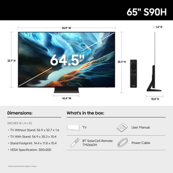 Samsung S90H 65" 4K HDR Smart OLED TV (2026) — thumbnail 14
