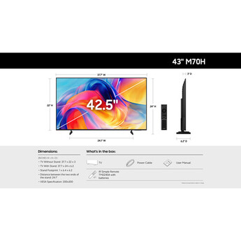 Samsung M70H 43" 4K HDR Smart Mini-LED TV — thumbnail 14