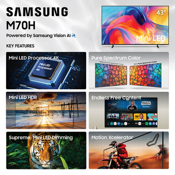Samsung M70H 43" 4K HDR Smart Mini-LED TV — thumbnail 5