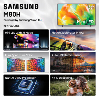 Samsung M80H 65" 4K HDR Smart Mini-LED TV — thumbnail 5