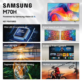Samsung M70H 85" 4K HDR Smart Mini-LED TV — thumbnail 4