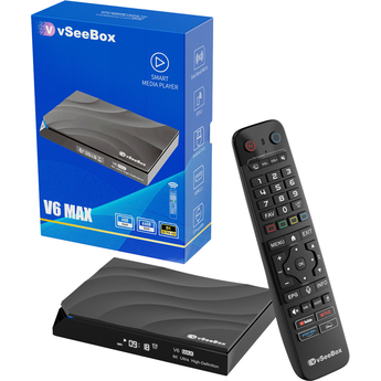 Vseebox V6 MAX Version Voice Control, 8K HDR10 Android Streaming Box