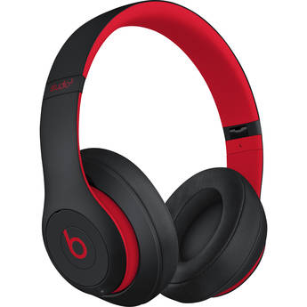 beats by dr. dre Studio3 Wireless Bluetooth Headphones (Defiant Black/Red)