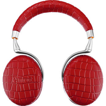 Parrot Zik 3.0 Stereo Bluetooth Headphones & Wireless Charger (Red, Croc)