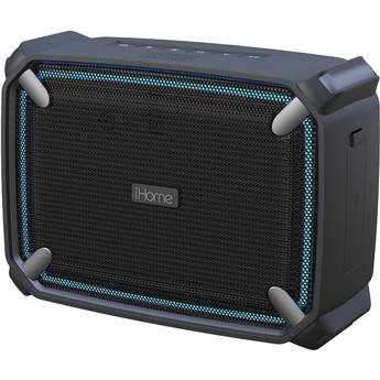 iHome iBT372BG Weather Tough Portable Bluetooth Speaker