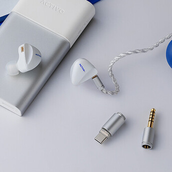 ACTIVO Scoop PSE52 Wired IEM Earphone (White) — thumbnail 7