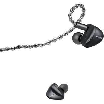 ACTIVO Scoop PSE52 Wired IEM Earphone (Black) — thumbnail 4