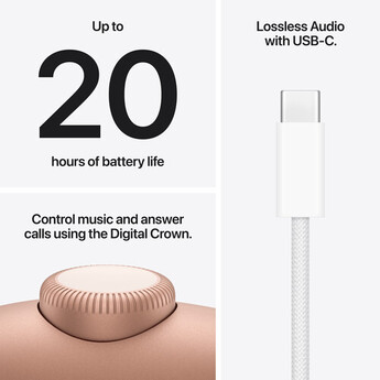 Apple AirPods Max 2 Wireless Over-Ear Closed-Back Headphones (Orange) — thumbnail 8