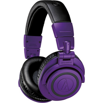 Audio Technica ATH-M50xBT Wireless Over-Ear Headphones (Limited Edition Purple & Black)