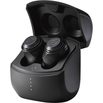 Audio Technica ATH-CKS50TW Noise-Canceling True Wireless In-Ear Headphones (Black)