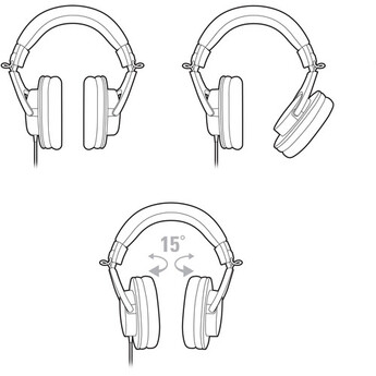 Audio-Technica ATH-M20x Monitor Headphones (Black) — thumbnail 5